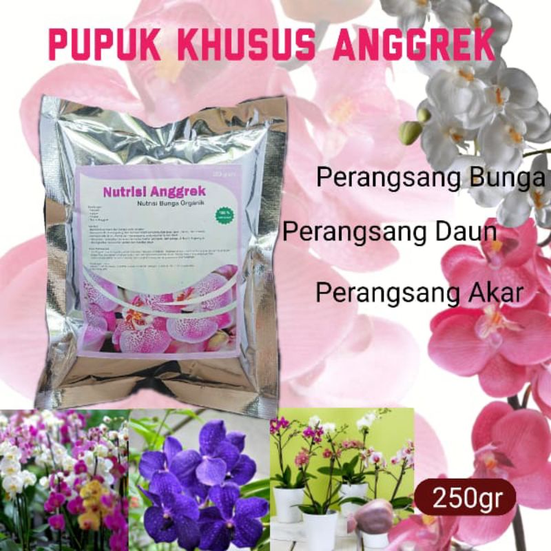 pupuk anggrek agar cepat berbunga booster tanaman organik perangsang tunas baru pemacu akar bunga