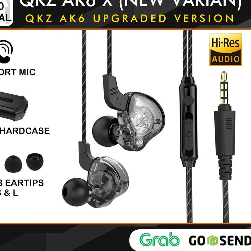 ☂ QKZ AK6 X Earphone with Mic Upgrade QKZ AK6 ➧