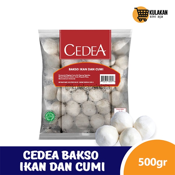 

Cedea Bakso Ikan Dan Cumi 500 Gram