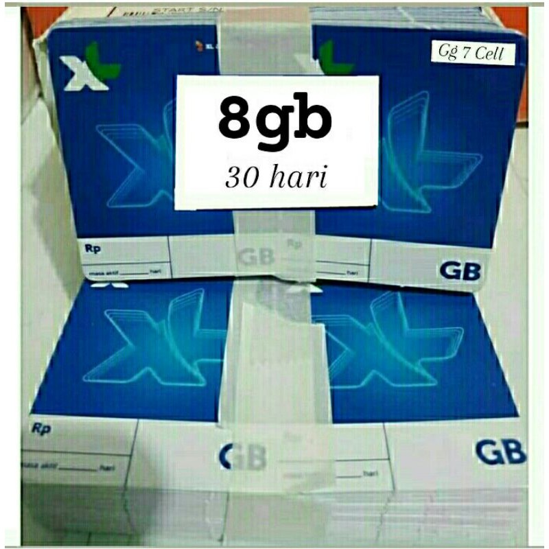 Voucher XL Hotrod 8gb 30 hari