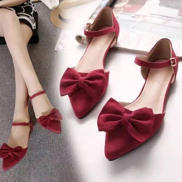 

[NEW] Flatshoes simple pita _