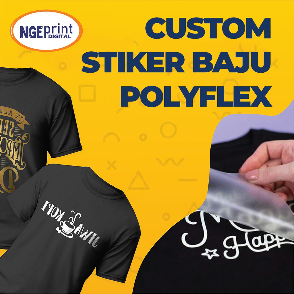 

Stiker Baju / Stiker Nama Baju / Stiker Baju Iron on (Ditempel Menggunanakan Setrika)