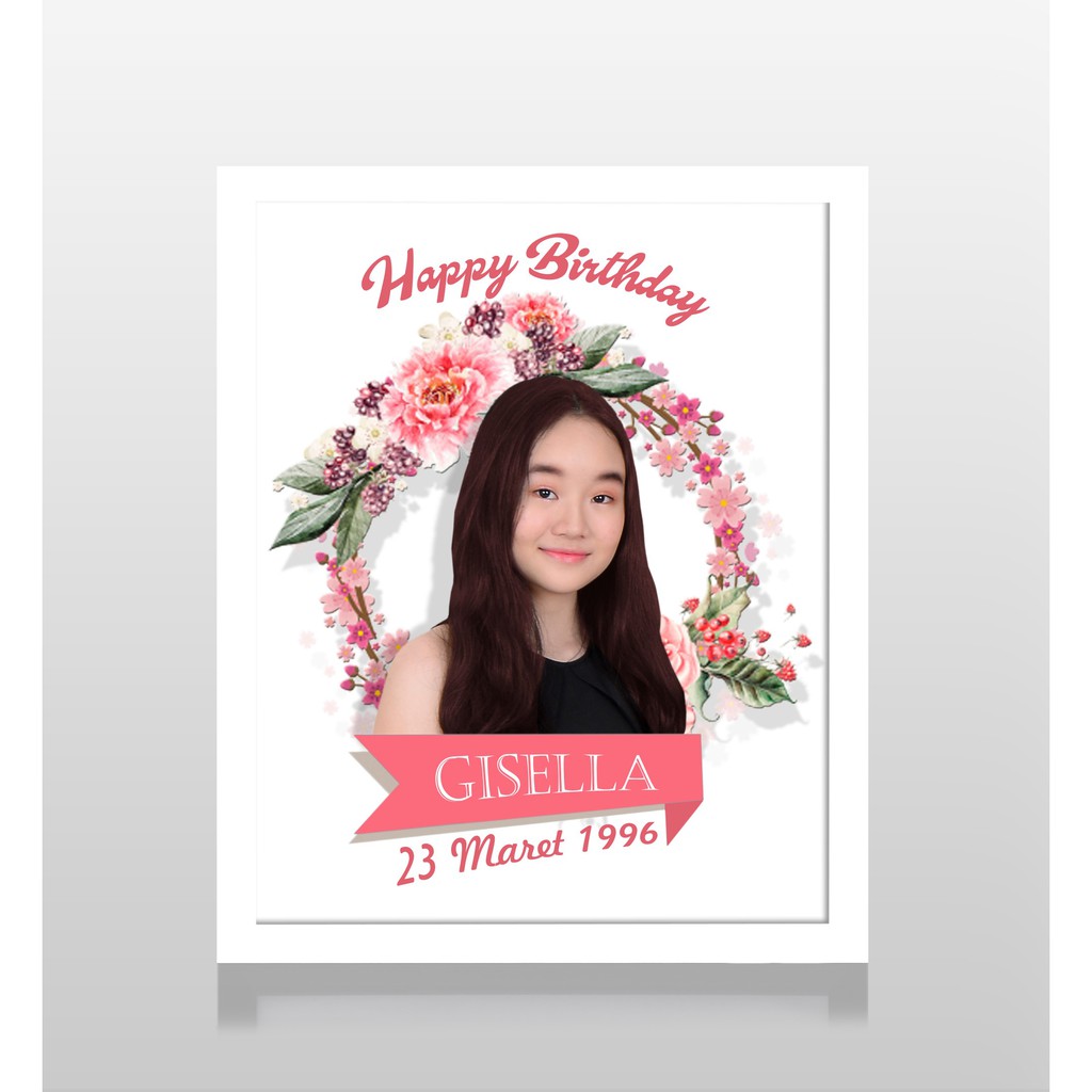 Pastel Color Gift Frame (Gratis cetakan dan edit)