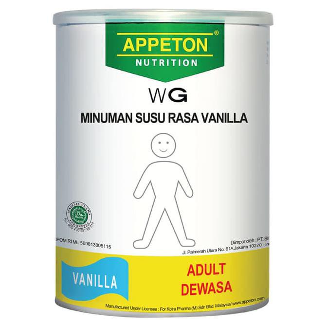 

PENGIRIMAN CEPAT APPETON WEIGHT GAIN DEWASA 900GR VANILLA PROMO MURAH SALE