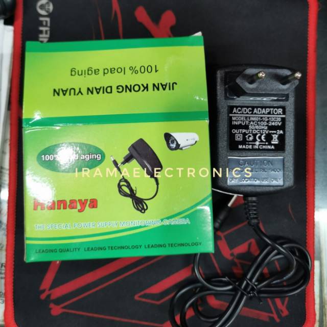 Power Adaptor 12v 2a hanaya AC Listrik