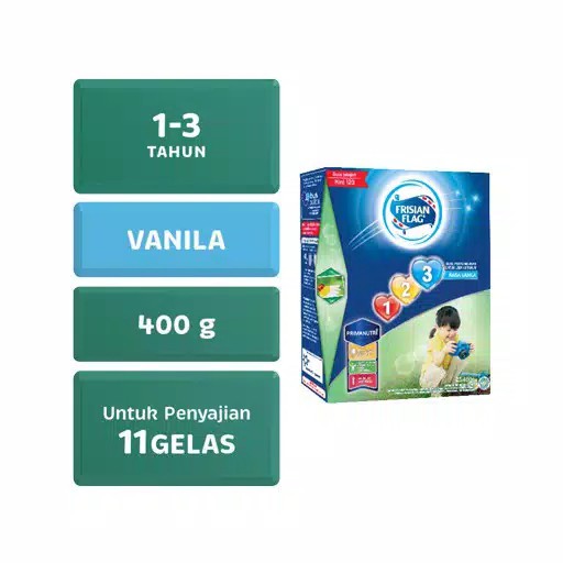 

BENDERA 123 VANILLA 400 GR (JELAJAH)