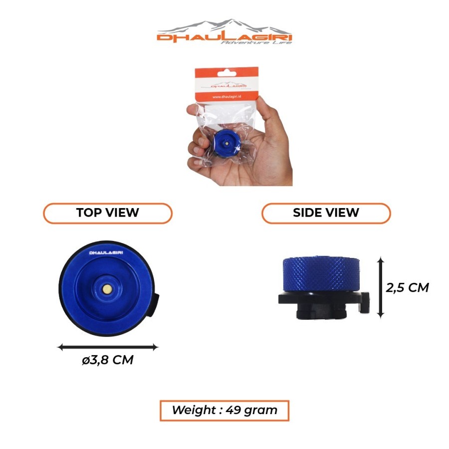 Adaptor Gas Dhaulagiri Sambungan Gas Hicook Kompor Camping Portable Stove