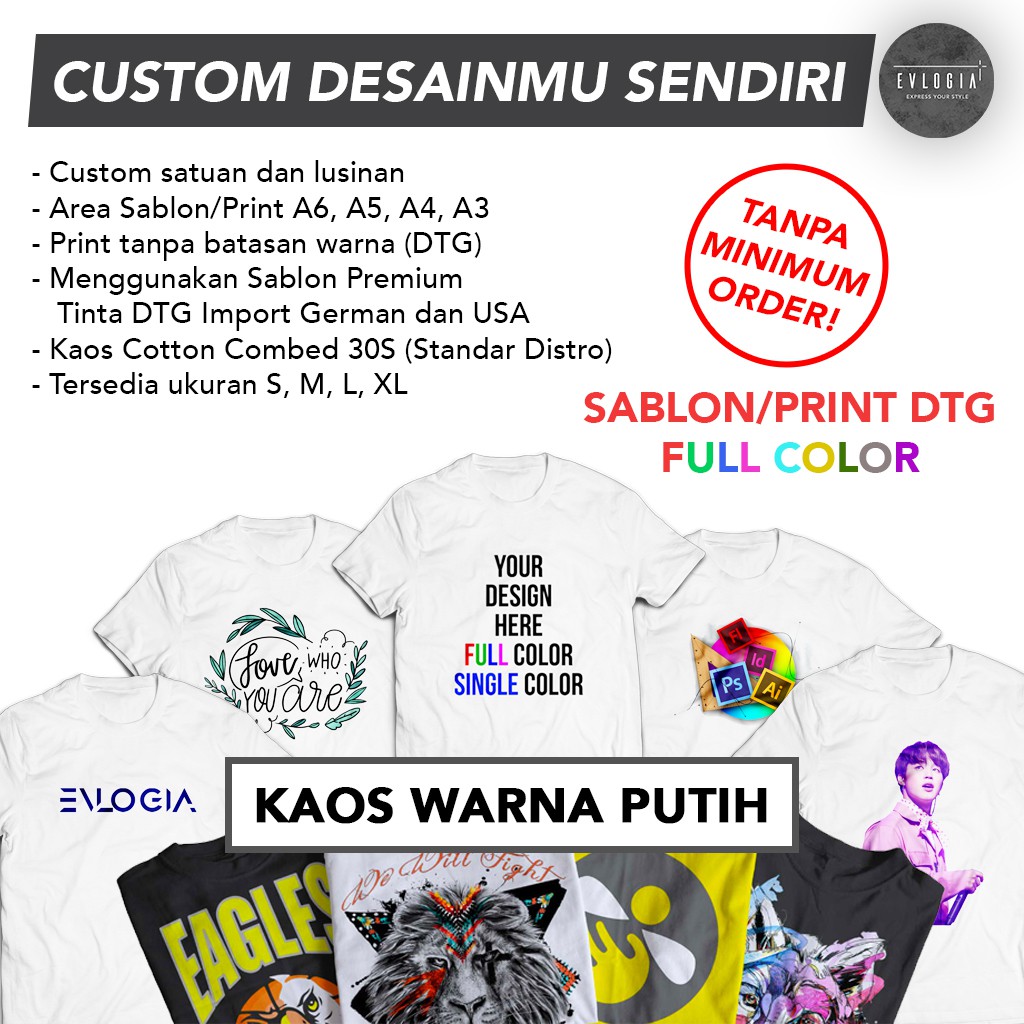 single custom t shirt printing