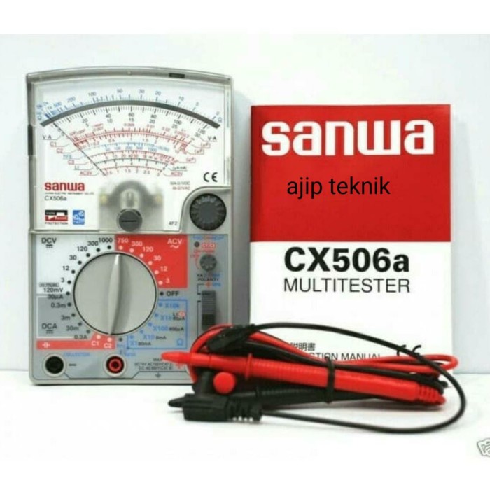 Sanwa Cx-506A analog multimeter multitester jarum manual CX506A asli