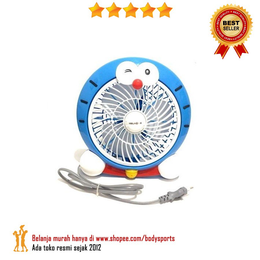 BIG KIPAS CARS Hello Kitty DORAEMON KIPAS ANGIN KARAKTER BERDIRI Kartun BESAR 25 CM