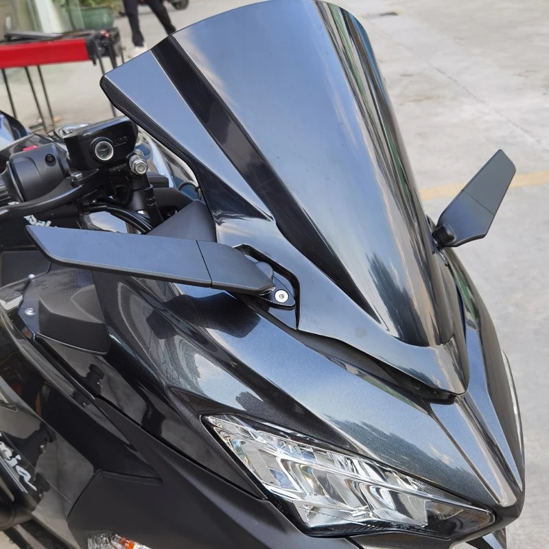 Spion Fairing Model Winglet Fering Universal Stealth Motor Moge Bebek Honda Yamaha Suzuki Besar Standar Aluminium CNC