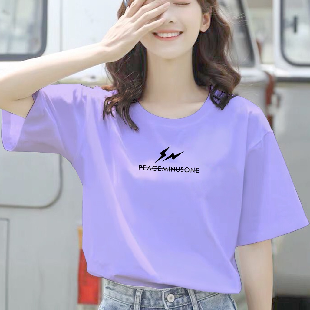 CALVIERO SHOP - BAJU KAOS ATASAN WANITA PRINT PM ONE PETIR