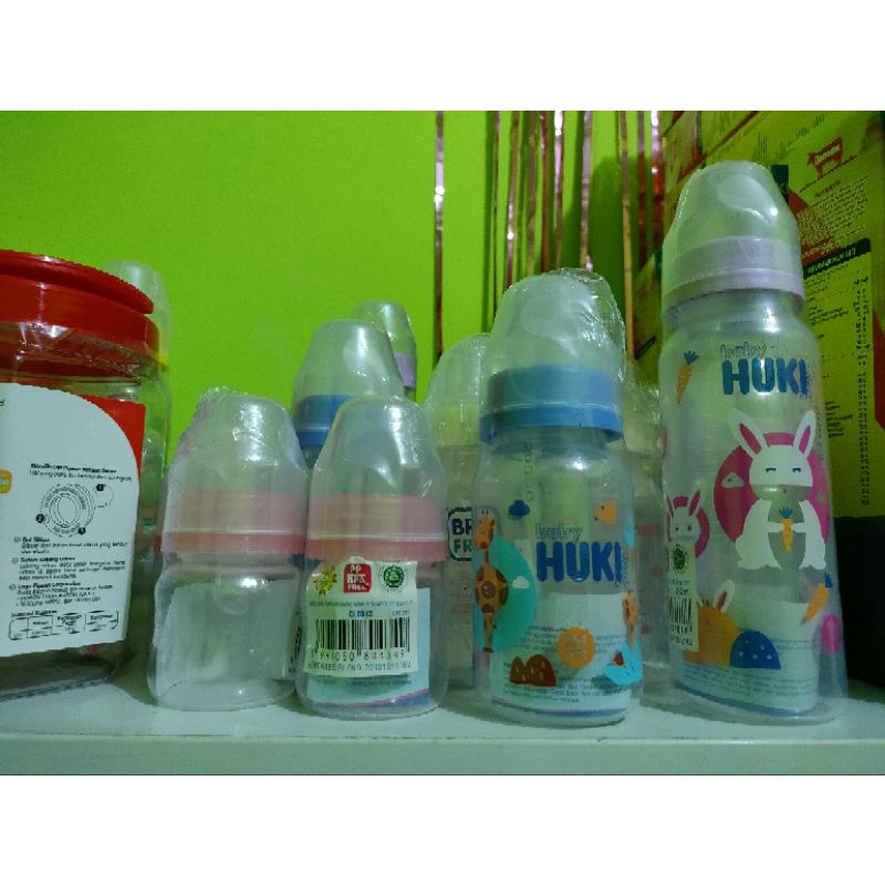 Botol Susu Bayi Huki dan Pigeon  240ml,120ml,60ml