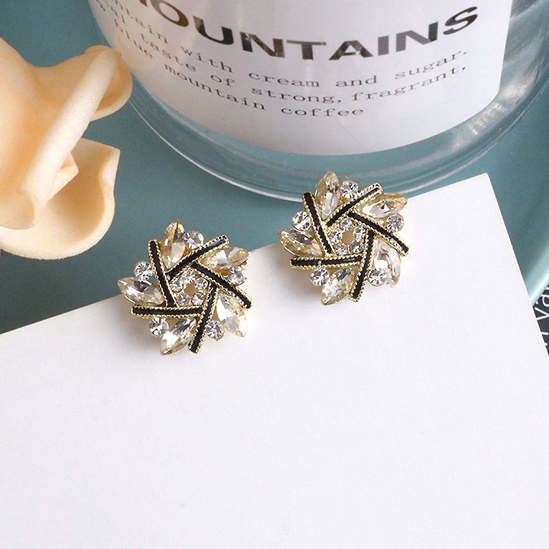 Anting Tusuk Gantung Sterling Silver 925 Desain Geometri Silang Gaya Korea Retro Untuk Wanita 2020