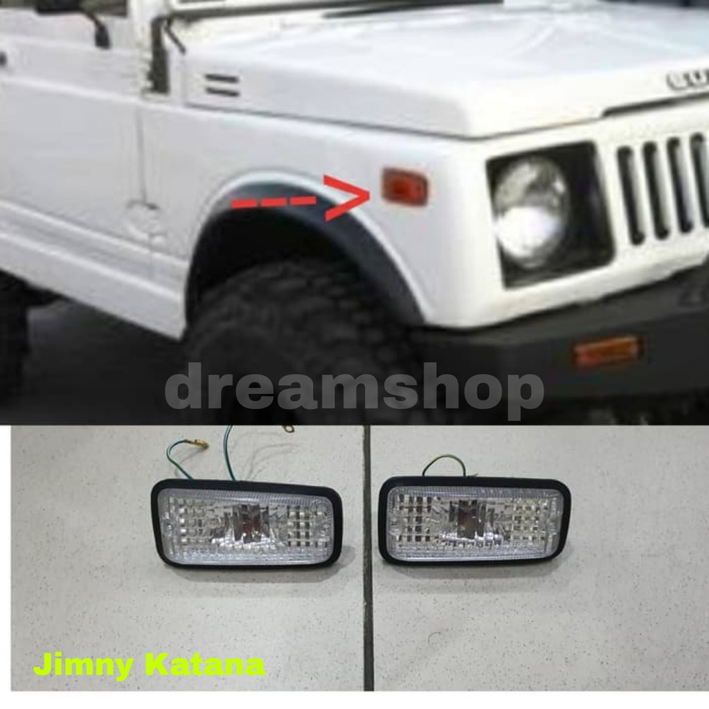 Lampu sen samping Jimny Katana krystal