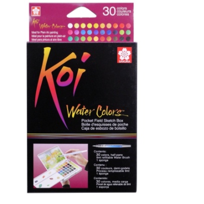 

Gramedia Bandung - Watercolor Sakura Koi 30 Pallette