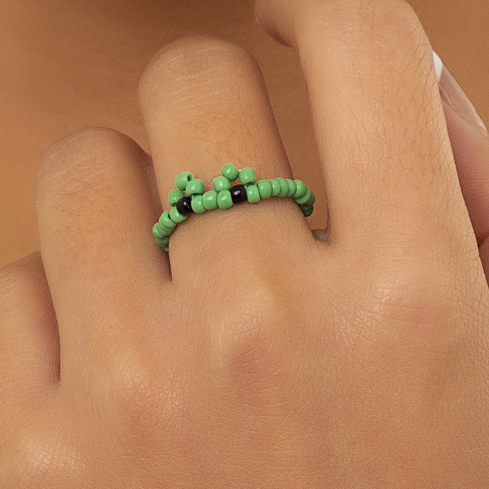 Cincin Jari Telunjuk Wanita Desain Katak Lucu Kreatif