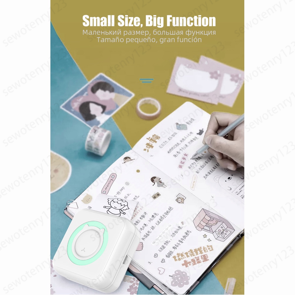 【COD】Mini Thermal Printer Portable Mobile Printer Waybill Receipt Printer Mini Printer Photo Printer Image 7