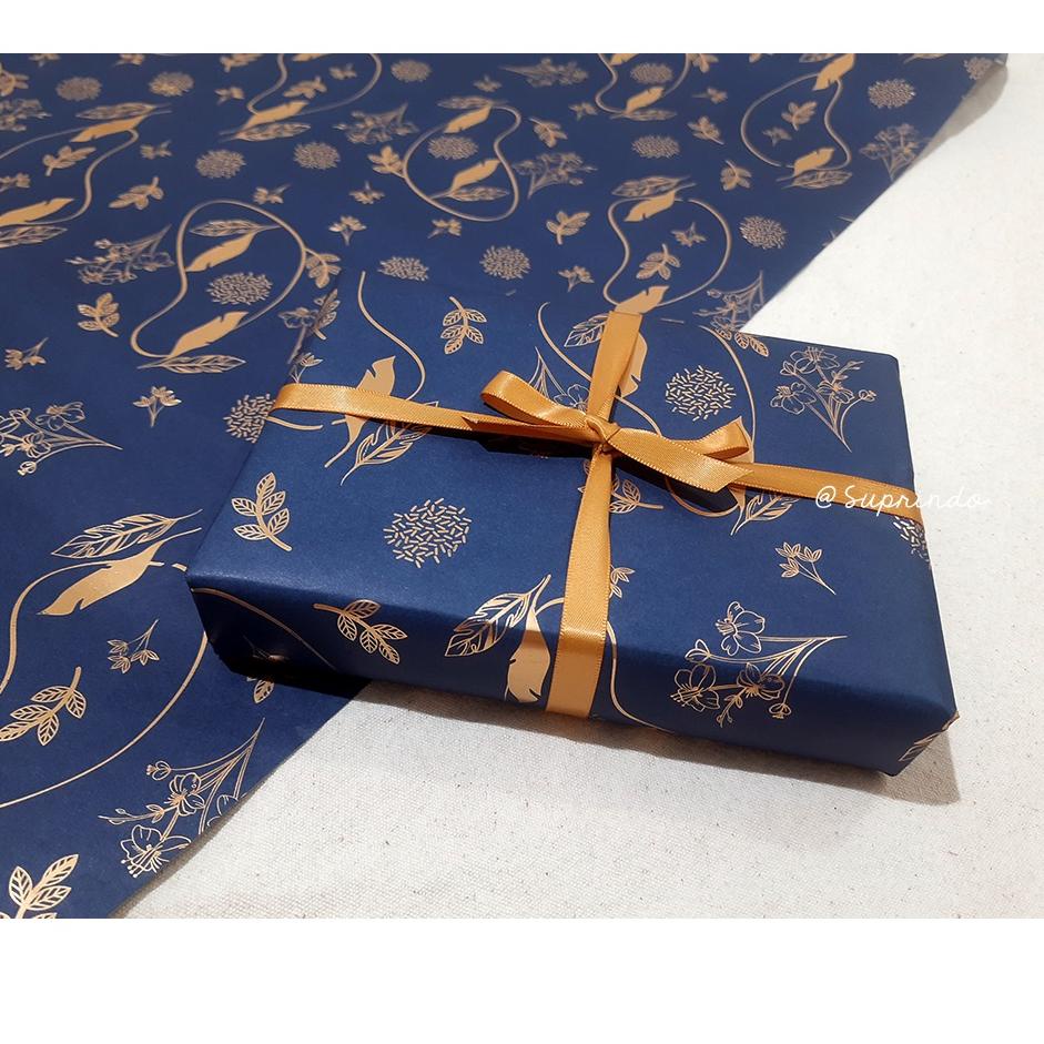

Best! Kertas Kado Foil Bunga 5lembar