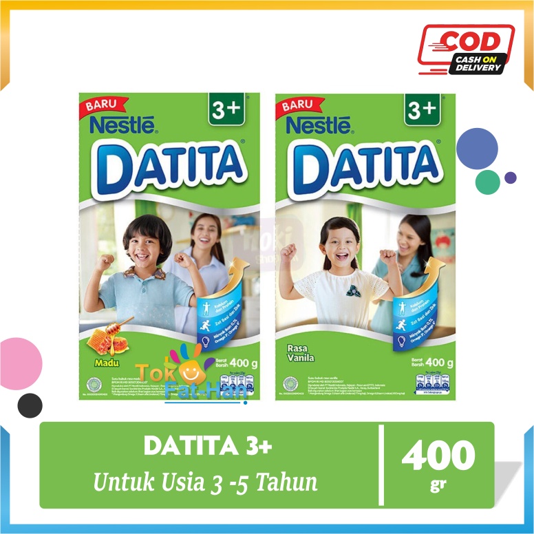 NESTLE DATITA 3+ Rasa Madu , Vanila 400gr 3-5 Tahun / Dancow Susu Pertumbuhan