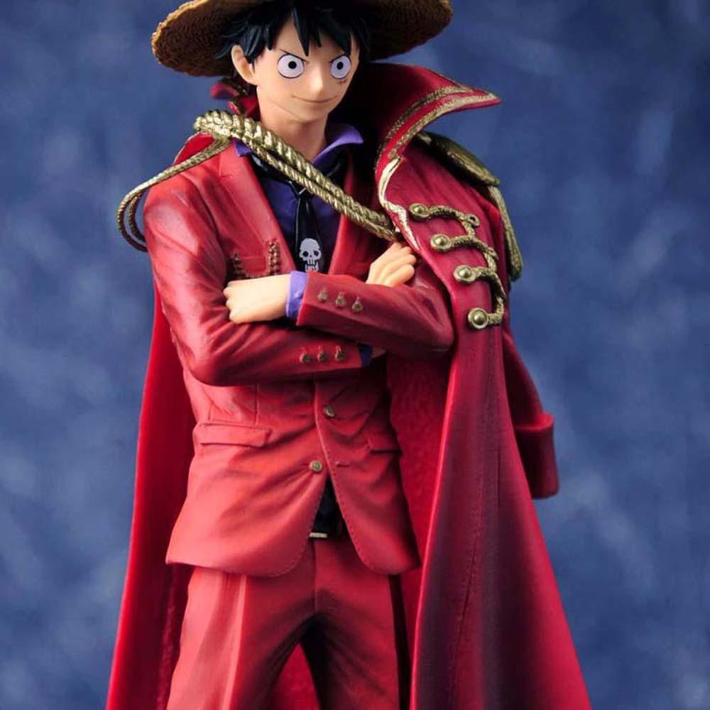 [Elegan] Luffy Figure Anime PVC The Ultimate King Dekorasi Desktop Anniversary 20th Model Anime Angka Mainan