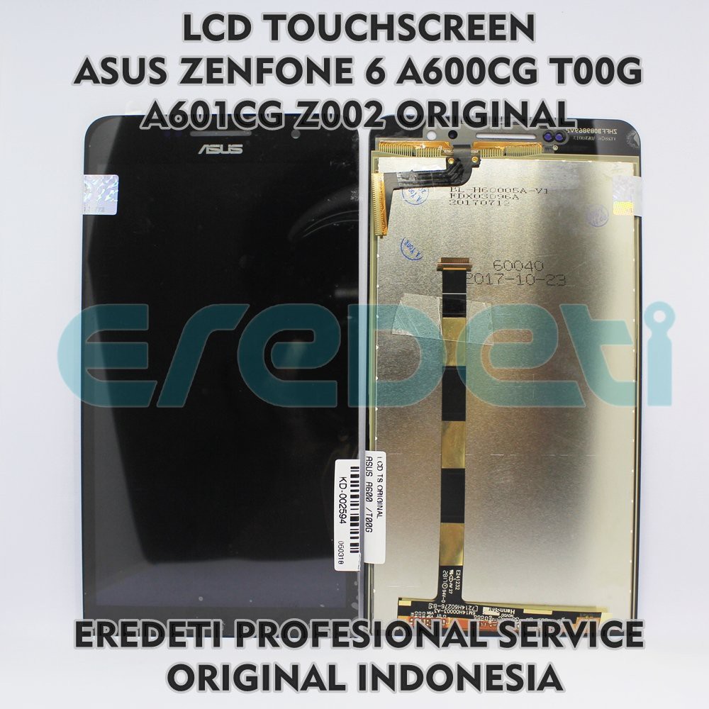 Lcd Tc Asus Zenfone 6 A600cg T00g A601cg Z002 Original Kd 002594 M Shopee Indonesia