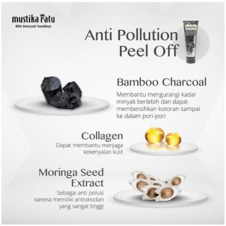 MUSTIKA RATU Anti Pollution Face Wash Bamboo Charcoal Sabun Wajah