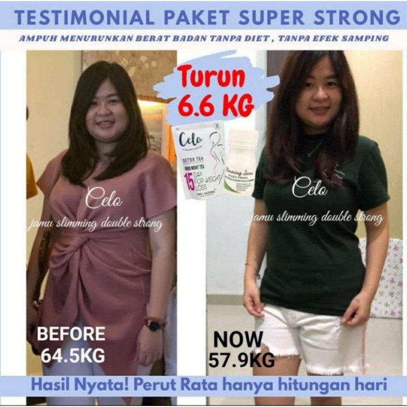 CELO SLIMMING JAMU TRIPLE STRONG / JAMU KURUS / JAMU PELANGSING