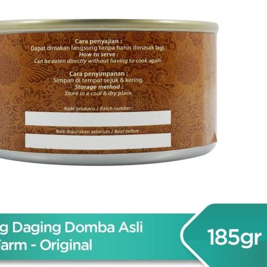 

▲ Rendang Daging Domba Asli by MT Farm - Original 185gr ☋