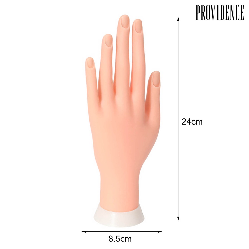 Tangan Kiri Palsu Bahan Karet Flexible Mudah Digunakan Untuk Praktek Manicure Pemula