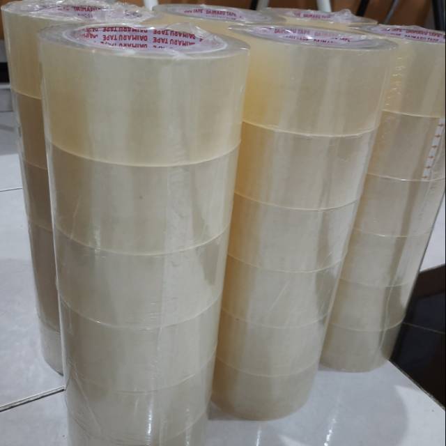 

Lakban bening daimaru 2 in 1/2 dus( 36 pcs)