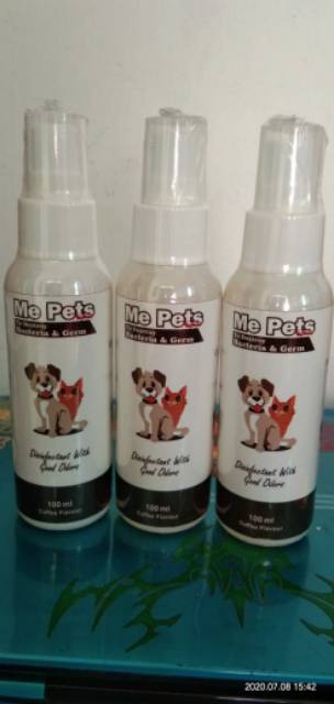 I'M PETS 100ml  disinfektan  spray  steril kandang  kucing anjing hamster