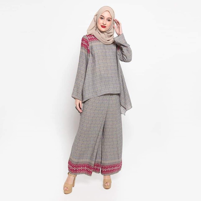 Trc 803 tunik stelan celana wanita (kamilaa itang yunasz)