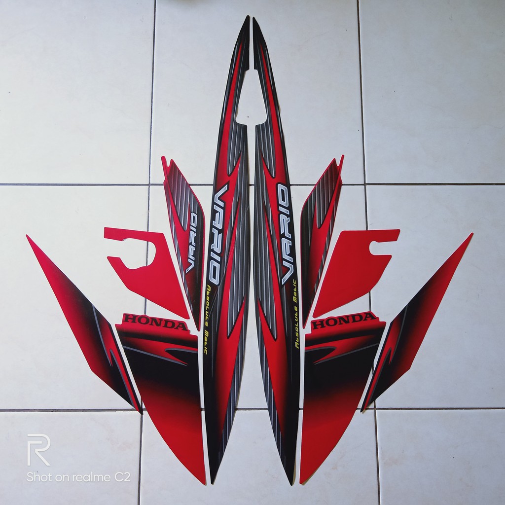  stiker  striping sticker motor honda vario  cw 110  2006 2007 