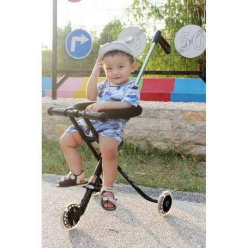 Ezzy Baby Stroller Roda 3 Portable Kursi Dorong Bayi Lipat Kereta Anak