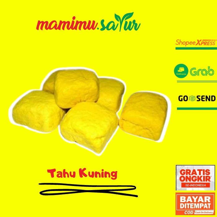 

TAHU KUNING PER BUNGKUS (ISI 10) SAYUR SAYURAN TAHU SEGAR TAHU KUNING SEGAR