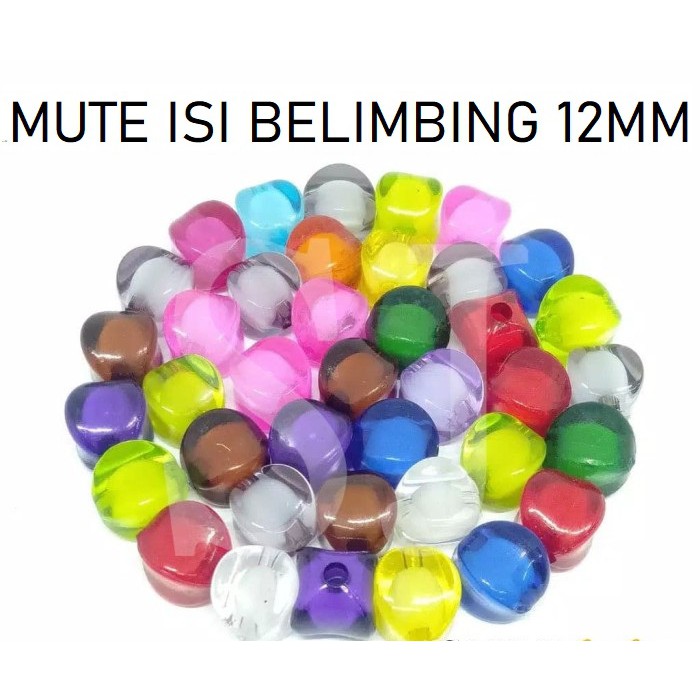 Manik Mote Belimbing ISI uk.8mm &amp; 12 mm Harga/450g