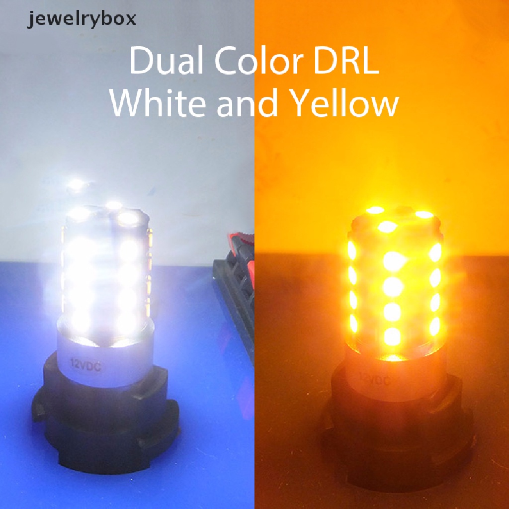 (Box) T10 Lampu Sinyal Belok Led Mode Ganda Warna Amber / Putih Untuk Mobil