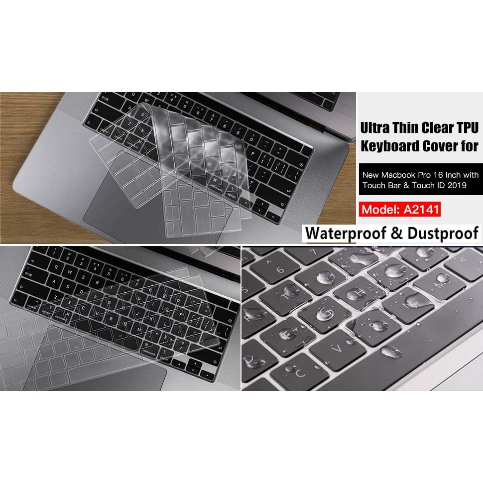 Silicone Pelindung Keyboard Cover Protector Macbook Pro 16 inch A2141