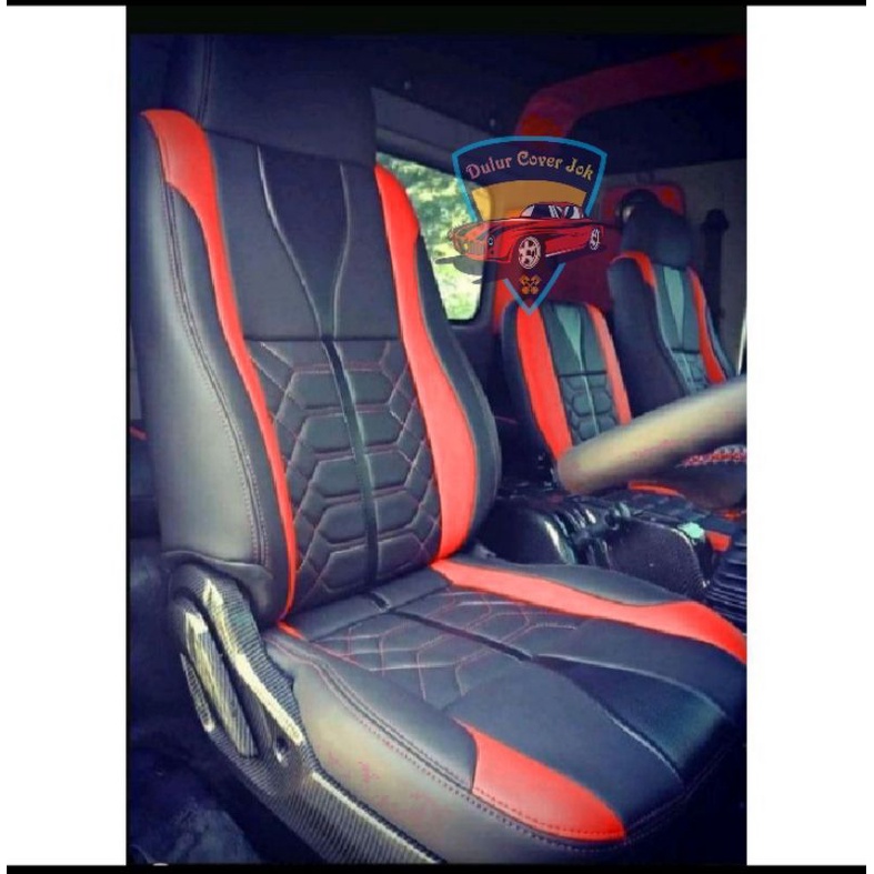 Sarung jok mobil truk hino lohan - Fuso - Giga tronton - umplung - hino 500 - Cover jok mobil truk f