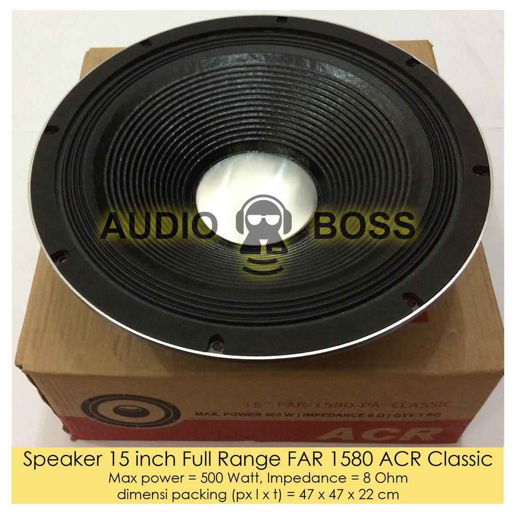 Speaker 15 Inch Full Range FAR 1580 ACR Classic - 15 ACR Full Range 1580