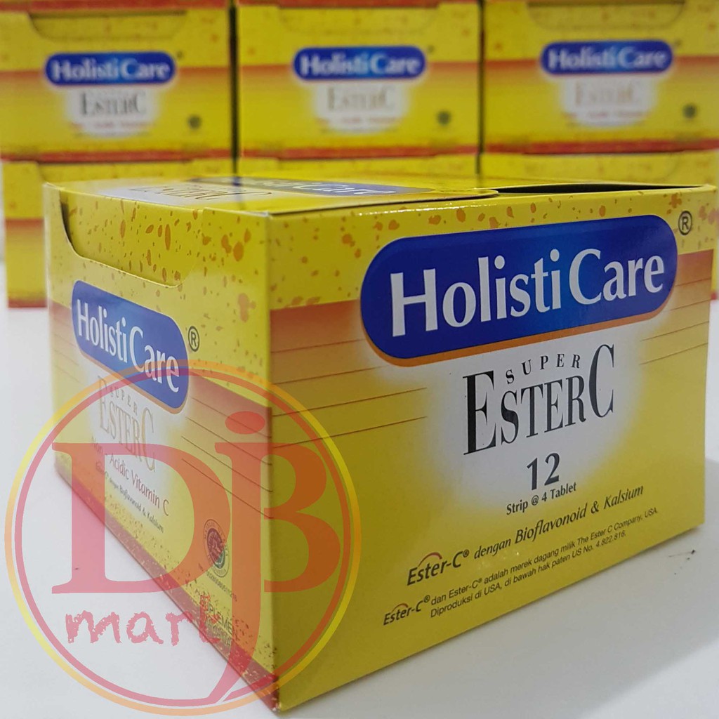 Jual Ester C Box Isi 48 Tablet 12 Strip @4 Tablet Expired Date : Mei ...