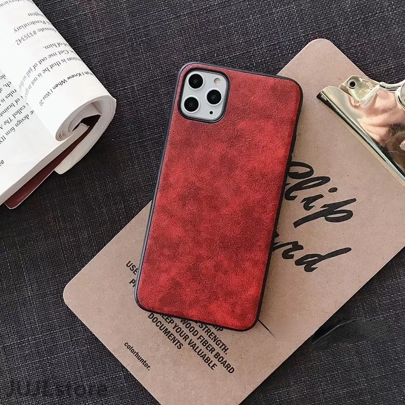 Case Bahan Kulit Pu Dengan Logo Untuk Iphone 7 8 Plus X Xs Xr 13 12 11 Pro Max