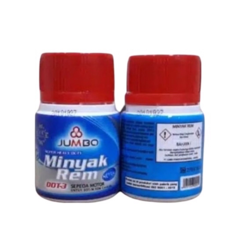 Minyak Rem Motor, Brake Fluid Dot 3 Merah 50ML