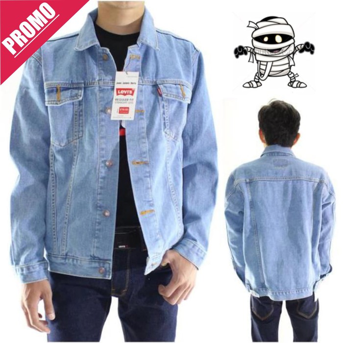 bermanfaat                 JAKET JEANS LEVIS PRIA BIOBLITZ KEREN PREMIUM ( BIRU TELOR ASIN )