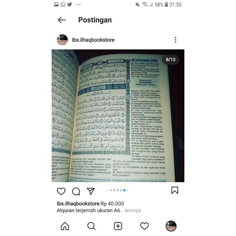 Alquran terjemah ukuran A6 LengkapRingkasan tafsir ibnu katsir Ringkasan tafsir ath thabari