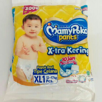 MAMYPOKO PANTS X-TRA KERING UKURAN S,M,L,XL TIPE CELANA ECERAN