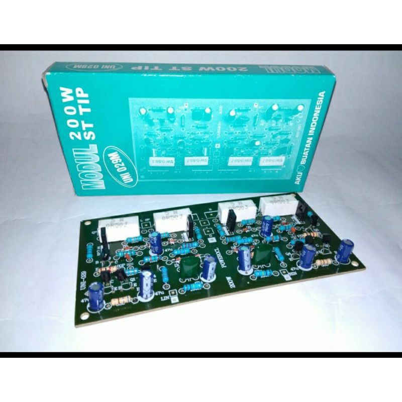 kit modul driver power amplifier 200w stereo