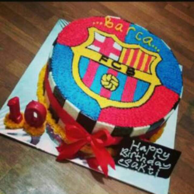 640 Gambar gambar kue ultah barcelona Terkini