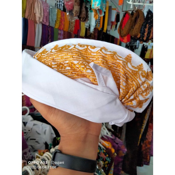 Udeng Jadi Destar Blankon Bordir Premium 56-58 CM